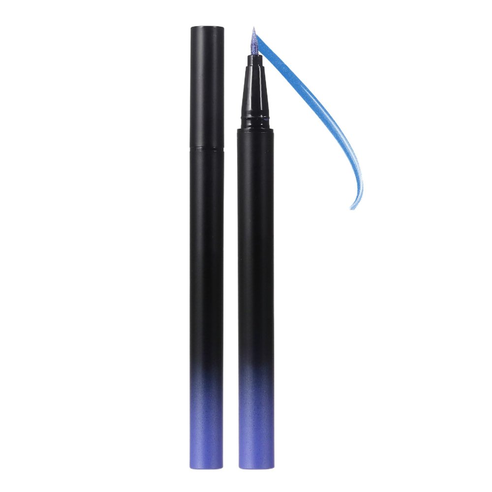 ONarisae waterproof eyeliner metallic satin finish liquid eye liner pencil colorful high pigmented Blue