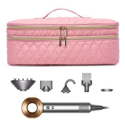 ALLINPAC Double-Layer Travel Carrying Case Compatible with Revlon One-Step Hair Dryer Brush/Volumizer/Styler/Shark FlexStyle Attachment Portable Storage Organizer Bag Hair Tools Travel Bag