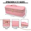 ALLINPAC Double-Layer Travel Carrying Case Compatible with Revlon One-Step Hair Dryer Brush/Volumizer/Styler/Shark FlexStyle Attachment Portable Storage Organizer Bag Hair Tools Travel Bag view 3