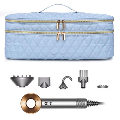ALLINPAC Double-Layer Travel Carrying Case Compatible with Revlon One-Step Hair Dryer Brush/Volumizer/Styler/Shark FlexStyle Attachment Portable Storage Organizer Bag Hair Tools Travel Bag (Bag Only)