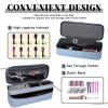 ALLINPAC Double-Layer Travel Carrying Case Compatible with Revlon One-Step Hair Dryer Brush/Volumizer/Styler/Shark FlexStyle Attachment Portable Storage Organizer Bag Hair Tools Travel Bag (Bag Only) view 2