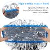 2 Pcs Heat Cap for Deep Conditioning Hair Cap for Oil Treatment Double Layer Aluminum Foil Heat Cap Reusable Steam Cap Processing Caps Shower Cap for Long Thick Hair Dyeing Home Salon Black Blue view 3