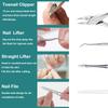 Pedicure Tools for Feet,Ingrown Toenail Treatment,Ingrown Toenail Removal Kit,Pedicure Set,Toenail Grooming Kit,Top Notch Foot Blade, Super Sharp Toenail Clippers(8 Pcs Leather Case) view 3