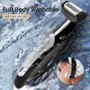 Yoidesu Men's, Body Groomer with Adjustable Extreme Reach Handle, Wet/Dry Use, Back Hair Remover view 3