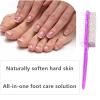 2 Pcs Foot Brush for Shower, Foot Brush Foot Stone Brush Exfoliating Scrubber with Pumice, 2 Sided Nail and Toe Scrubbing Brush for Bath or Shower view 4