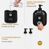 SANGLE SOPFFY Hot Lather Machine,Shaving Cream Warmer for Men 800ML Large Capacity Heated Shaving Cream Dispenser for Home Salon Barber Shop Spa With 2 Pumps,Christmas and Birthday Gift (Black) view 4