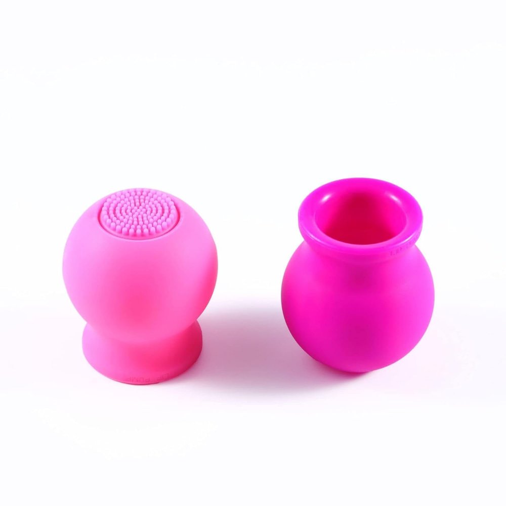 lip pump lip plumper lip enhancerSoft Silicone Fish Shape Lips Enhancer,Fuller Thicker Mouth Fastly Lip Pumps Bigger Device for Women Female (Purple)