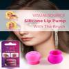 lip pump lip plumper lip enhancerSoft Silicone Fish Shape Lips Enhancer,Fuller Thicker Mouth Fastly Lip Pumps Bigger Device for Women Female (Purple) view 4