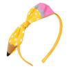 HIFANMM Back to School Headband, Yellow Pencil Cute Hair Accessories for Girls, Big Bow Pen Hair Bands Students Teachers Outfits Non Slip Headbands First Day of School Supplies (Style 2, 1 Count) view 1