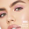 Pink Shimmer Glitter Sparkling Monochrome Eyeshadow Palette,Metallic Single Eye Shadow Palette for Older Women,Long Lasting Naturing-Looking Eye Makeup view 2