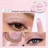 Pink Shimmer Glitter Sparkling Monochrome Eyeshadow Palette,Metallic Single Eye Shadow Palette for Older Women,Long Lasting Naturing-Looking Eye Makeup view 3