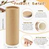 DMuuuDM 10 Pcs 2.5 oz Paperboard Deodorant Tubes,Empty Push-Up Style Kraft Paper Tube Holder,Cardboard Biodegradable Round Solid Container for DIY Homemade Lotion Bars,body Deodorant Sticks- Brown view 2