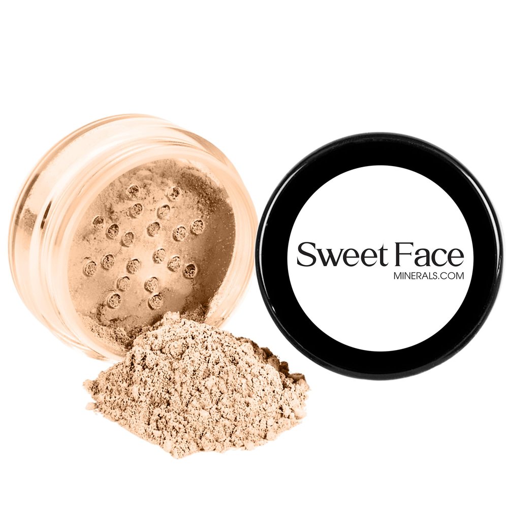 (20gms) Light Rice Setting Powder by SweetFace Minerals, Blurring Setting Powder, Loose Powder Makeup, Face Powder Compact, Finishing Powder, Oil Control Face Powder