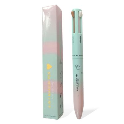 Tuimiyisou 4 In 1 Makeup Pen Multifunctional Makeup Pen with Eyeliner, Lip Liner, Eyebrow Pencil, And Highlighter Portable Travel Easy-To-Apply Makeup Pencil,Makeup Pen,4 In 1 Makeup Pen, green