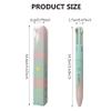 Tuimiyisou 4 In 1 Makeup Pen Multifunctional Makeup Pen with Eyeliner, Lip Liner, Eyebrow Pencil, And Highlighter Portable Travel Easy-To-Apply Makeup Pencil,Makeup Pen,4 In 1 Makeup Pen, green view 4