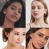 Ear Piercing Gun Kit - Lyuxzad Stud Earrings for Women 6Pcs Disposable Ear Piercing Kit Ball Crystal Earrings Set Sparkly Cubic Zirconia Silver Ball Earring Studs view 2