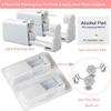 Ear Piercing Gun Kit - Lyuxzad Stud Earrings for Women 6Pcs Disposable Ear Piercing Kit Ball Crystal Earrings Set Sparkly Cubic Zirconia Silver Ball Earring Studs view 3