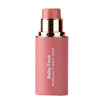MCoBeauty - Baby Face Multiuse Cream Stick for Lips and Cheeks - Blush Stick in Pink Rose Shade - Contains Moisturising Jojoba Seed Oil, Coconut Oil and More - Peony Rose