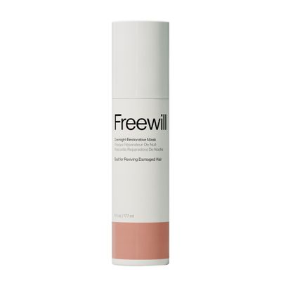 Freewill Overnight Restorative Mask, Moisturizing Hair Mask for Damaged Hair, Restores Luster and Strength, Use Day or Night for Improved Hair Health, 6 oz