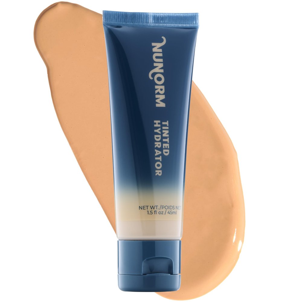 Mens Tinted Moisturizer for Face - Waterbased Tinted Facial Hydrating Moisturizer with Lightweight & Buildable Coverage - Blurs Imperfections & Evens Skin Tone 06-Bronze