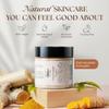 Umber by J 3-in-1 Balancing Face Mask Skincare  Detox Clay Face Mask, Scrub & Cleanser with Bentonite & Turmeric  Exfoliating & Pore Cleansing Masks for Blemishes, Dark Spots & Reduce Ingrown Hairs view 3