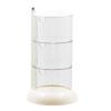 360 Rotatable Makeup Sponge Holder, Powder Puff Storage Case, Multi-layer PET Storage, Makeup Powder Puff Holder for Cosmetics, Jewellery, Transparent view 1