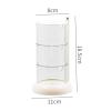 360 Rotatable Makeup Sponge Holder, Powder Puff Storage Case, Multi-layer PET Storage, Makeup Powder Puff Holder for Cosmetics, Jewellery, Transparent view 2