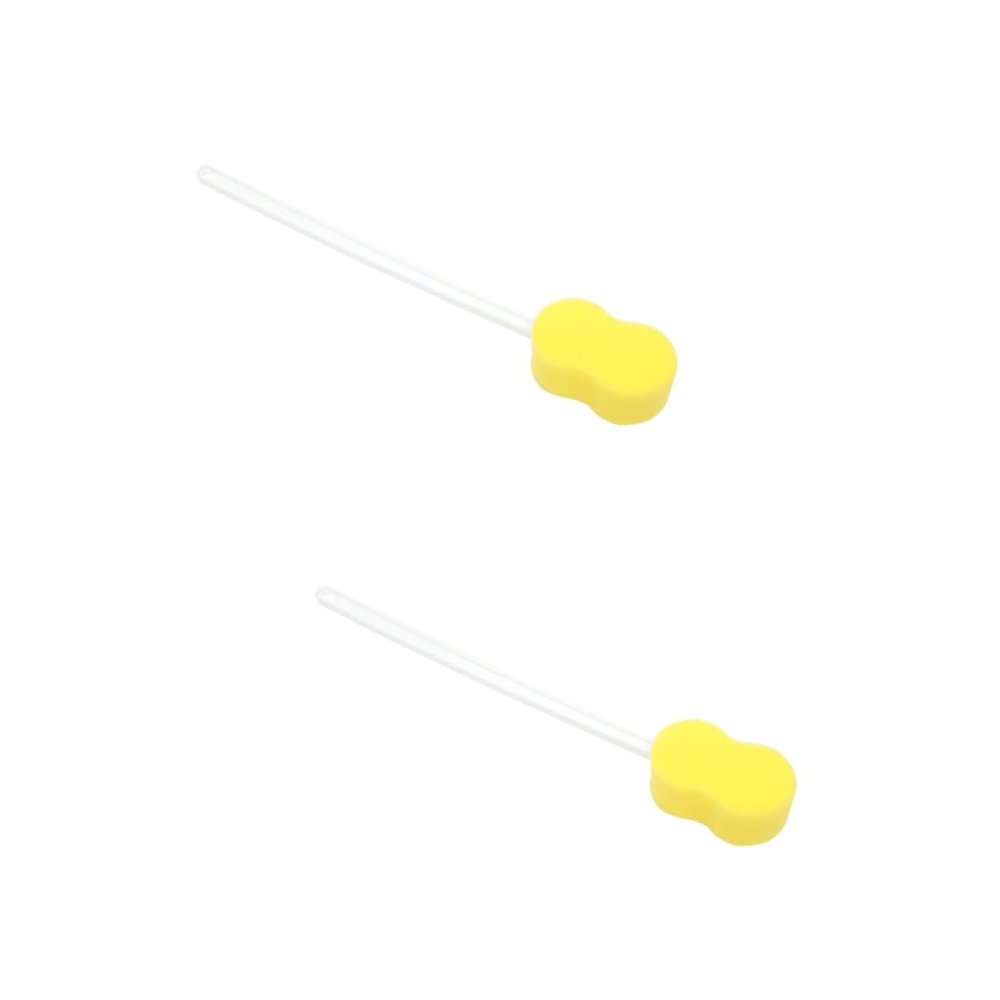 Beatifufu 2pcs Long Handle Shower Brush Bath Sponge Cleaning Brush Back Scrubber for Women Bath Accessories