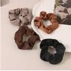 7pcs/Set Hairdressing Accessories Kit, Lovely Bear Decor Head Band, Elastic Fluffy Water Absorbent Head Hoops, Flower Shaped Hair Claw Clips, Ponytail Holders Hair Ties (White) view 4