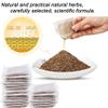 100Bags Mugwort Herb Foot Soak , Lymphatic Drainage Chinese Herbal Organic Wormwood Leg Foot Bath Bag, Chinese Herbal Foot Bath Spa Powder Kits Foot Reflexology Rela view 2