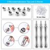 ZEIZOMZER Diamond Dermabrasion Head, Microdermabrasion Kit (9 Tips and 3 Wands and 1 Pack Filters), Facial Exfoliator Tool for Home view 3