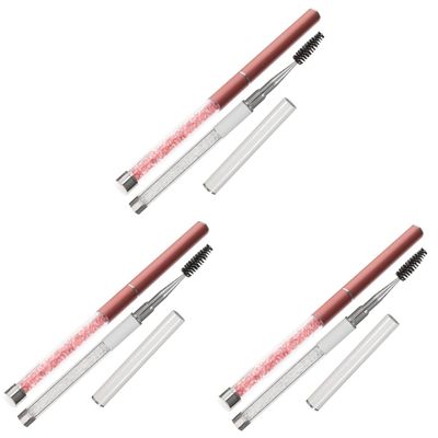 FRCOLOR 6pcs Professional Eyelash Brush Spoolie Lashes Fluffy Brush for Extensions