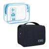 Lcsmaokin Large Capacity Toiletry Bag Travel Bag with Hanging Hook for Men and Women Waterproof Travel Cosmetic Bag Bathroom Bag,with TSA Approved Zippers Clear Travel Makeup Bag Carry-on view 1