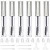 GORGECRAFT 10Pcs 10ml Empty Mascara Tube Bottle Transparent Plastic Eyelash Cream Containers Tubes Bottles with 4Pcs 2ml Dropper 2Pcs Mini Funnel Hopper for Castor Oil DIY Cosmetics Kit view 1