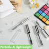 GORGECRAFT 10Pcs 10ml Empty Mascara Tube Bottle Transparent Plastic Eyelash Cream Containers Tubes Bottles with 4Pcs 2ml Dropper 2Pcs Mini Funnel Hopper for Castor Oil DIY Cosmetics Kit view 4