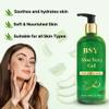 BSY Aloe Vera Gel - 10.1 fl oz | Non-Sticky Aloe Vera Gel for Face, Hair, Skin & Sunburn Relief | Freshly Cut 100% Pure Aloe Vera Gel for Moisturizing Hydrating, Soothing Skincare view 2
