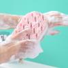 2 pieces of color three-layer sponge bath rubbing thickened adults can hang bath foaming bath towel bath sponge view 4