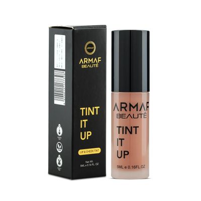 Armaf Beaut Tint It Up: Lip & Cheek Tint | Blush For Cheeks, Long Lasting, Highly Pigmented, Intense Color | Non Sticky | Apple Blossom, 5ml/0.16 fl.oz, Sienna