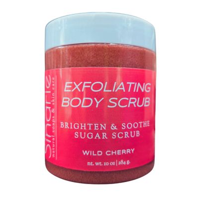 Emulsified Sugar Scrub | Exfoliating Body Scrub (10 oz., Wild Cherry)