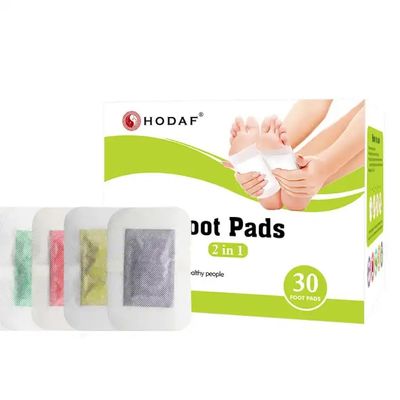 2 in 1 Deep Cleansing Foot Pads (Lavender, Ginger, Mint, Rose, Green Tea) - 30 Pads/Box