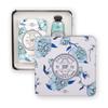 La Chatelaine Coconut Milk Triple Milled Bar Soap and 20% Shea Butter Hand Cream Gift Set, Decorative Tin, Plant-Based, Natural & Organic, Made in France (7 oz. soap bar, 1 oz. hand lotion) view 2