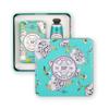 La Chatelaine Gardenia Triple Milled Bar Soap and 20% Shea Butter Hand Cream Gift Set, Gift for Mom, Decorative Tin, Plant-Based, Natural & Organic, Made in France (7 oz. soap bar, 1 oz. hand lotion) view 2