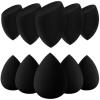 3 Pcs Makeup Sponge Set Beauty Sponge Foundation Blending Sponge, Flawless for Liquid, Cream, and Powder(Black gourd) view 3