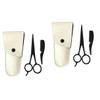FOMIYES 6pcs Beard Scissors Set Mustache Grooming Kit Precision Scissors for Men Beard Trimmer Barber Shop Home Use view 1