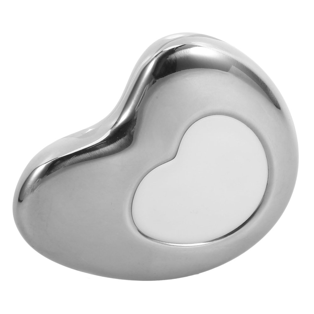 Didiseaon Stainless Steel Facial Gua Scraping Tool Heart-shaped Design for Face Massage and Skin Care Smooth Edges for Safe Use for Beginners