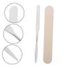 Didiseaon 1set Stainless Steel Mixing Spatula for Makeup Nail Art Cosmetic Stirring Rod for Mixing Foundation Blush Eye Shadow and Creams view 4