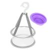 Didiseaon 1set Makeup Brush Cleaning Bowl Portable Cleaning Tool for Brushes and Sponges Stylish Design for Makeup Enthusiasts view 1