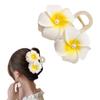 2024 New Lovely Egg Flower Hair Clip, Hawaiian Lovely Hair Clips,Large Hair Clips For Thick Hair, Flower Hair Claw Clips For Women view 1
