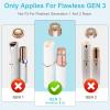 Replacement Heads Generation 3 New for Finishing Touch Flawless Facial Hair Remover, Ring Light Design, 18k Rose Gold, Pack of 6 view 2