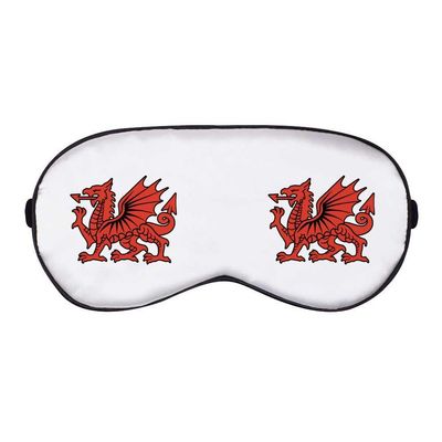 Azeeda 'Welsh Red Dragon' Sleep/Travel Eye Mask (EY00025122)